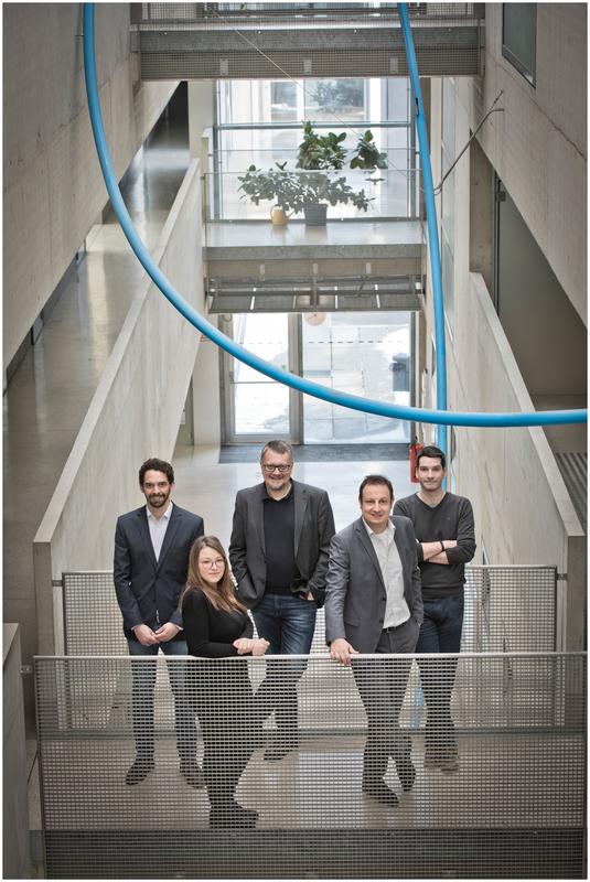 Das Team des neuesten CD-Labors der TU Graz (v.l.): Florian Klück, Nour Chetouane, Laborleiter Franz Wotawa, Bernhard Peischl und Martin Zimmermann. 