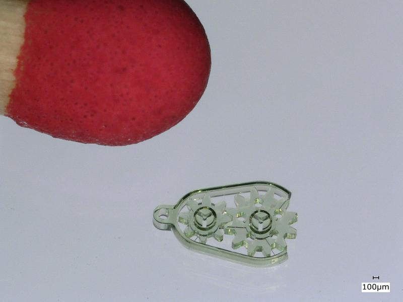 : 3D-gedrucktes Miniaturgetriebe 