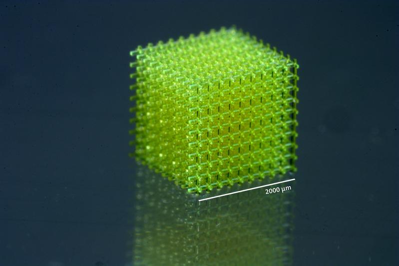 Additiv hergestellte 3D-Gitterstruktur 