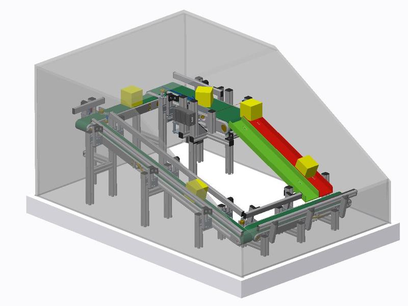 Das Exponat des Fraunhofer IAF auf der diesjährigen Hannover Messe zeigt den Einsatz des Radars in der Prozessautomation. Hier zu sehen ist das 3D-Modell.