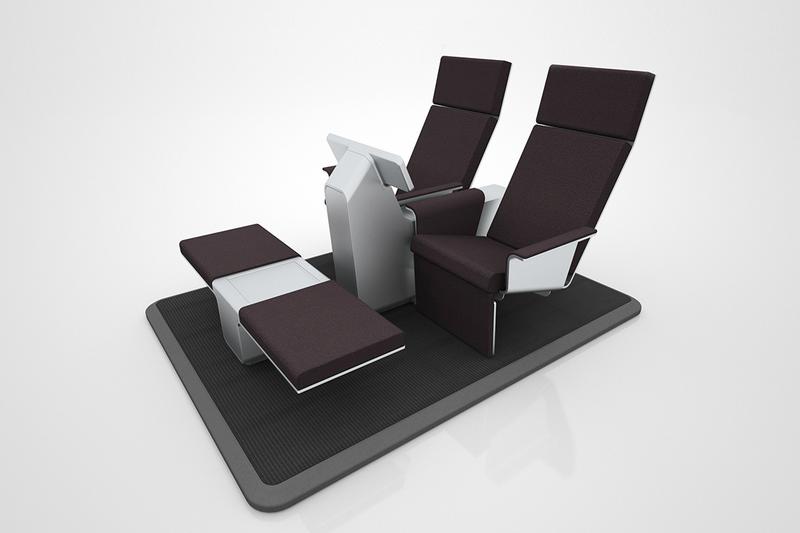 Der Aviation Double Seat beinhaltet eine Kombination von Sitzbelüftung durch Ventilatoren und Wärmeregelung durch die Sitzheizung. 