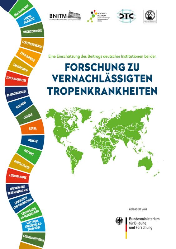 Titelblatt der "Einschätzung des Beitrags deutscher Institutionen bei der Forschung zu vernachlässigten Tropenkrankheiten"