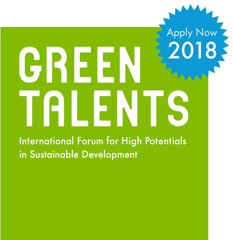 Green Talents Award 2018 - Apply now