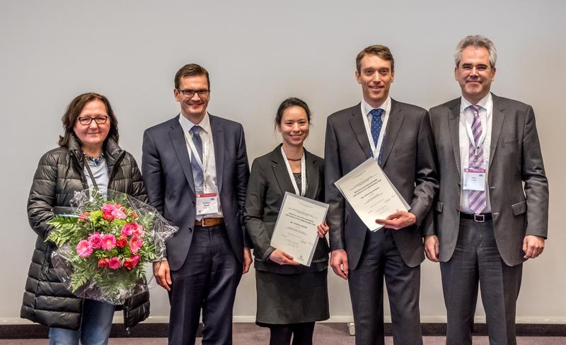 v.l.n.r. Dr. Marija Orlovic, PD Dr. Christoph Birner, Dr. Theresa Reiter, Dr. Christian Schach, Prof. Dr. Ulrich Laufs 