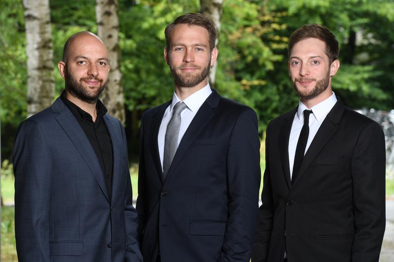 Inan Edes, Felix Lorenz und Julian Clauß (v.l.n.r.) sind das Team von Captain T Cell