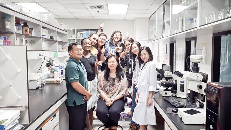 The research team in Thailand.