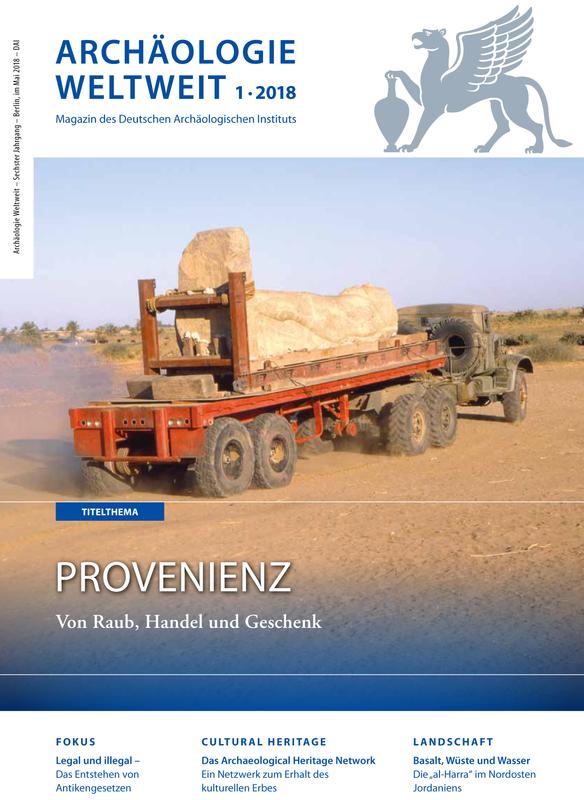 Cover "Archäologie Weltweit" 1.2018