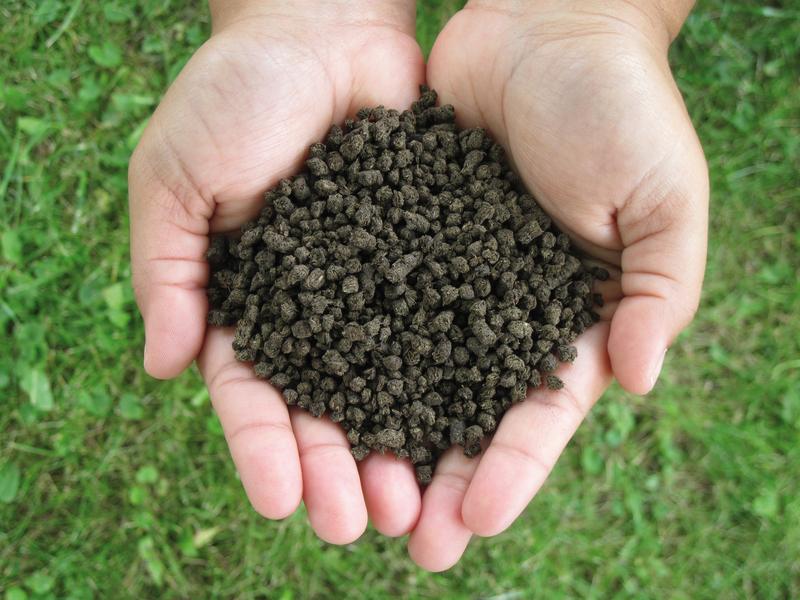 Das BioEcoSIM-Verfahren liefert neben mineralischen Ammonium- und Phosphordüngern auch humusbildende Bodenverbesserer. 