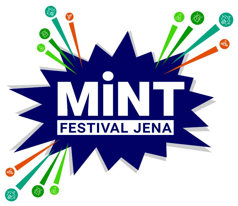 Das Logo des MINT-Festivals der Uni Jena.