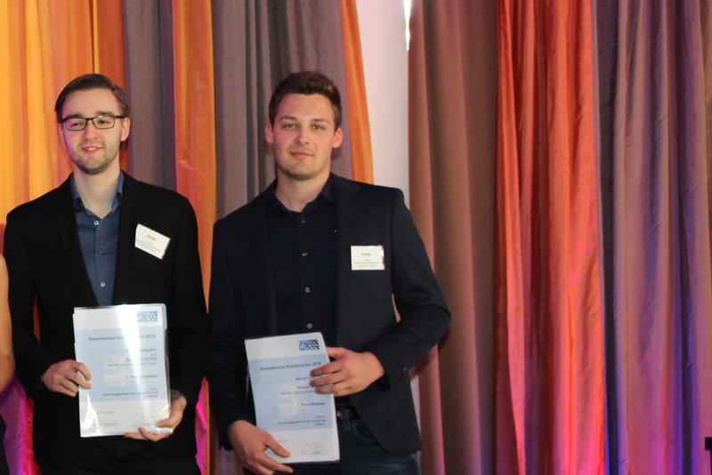 Die Erstplatzierten beim Sommerrock-Holzbaupreis  Bernd Hürter und Florian Knopp