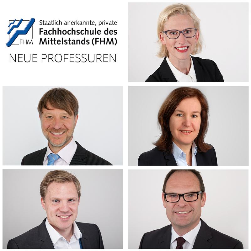 v.o.l.n.r.: Prof. Dr. Anja Gelzer, Prof. Dr. Markus Keller, Prof. Dr. Sonja Kieffer-Radwan, Prof. Dr. Rainer Kiss, Prof. Dr. Dirk Romberg