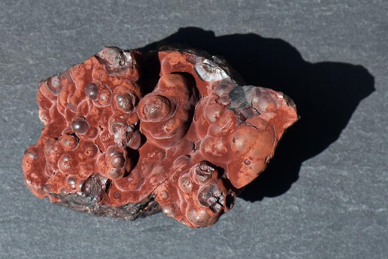 Ein Goethit – das nach Goethe benannte Eisenerz, das sich in Thüringen recht häufig findet, ist in der neuen Jenaer Mineralogieschau zu sehen.