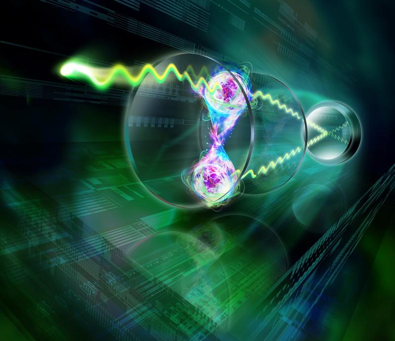 Physicists compared the photon interference produced by entangled and non-entangled barium atoms.