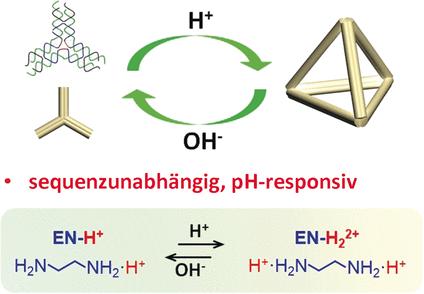Auf Ethylendiamin basierende Strategie zur kontrolliert schaltbaren Zusammenlagerung von Nanostrukturen