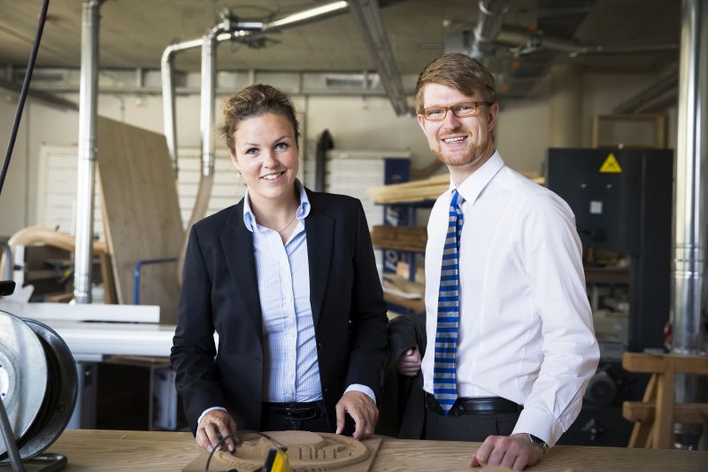 Katharina Keitz und Florian Wehner von Vectoflow.