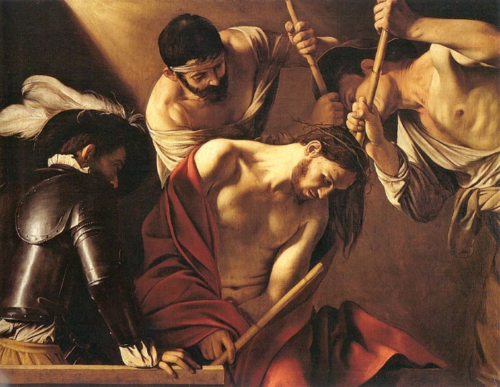 Caravaggio, Die Dornenkrönung (1602/04)