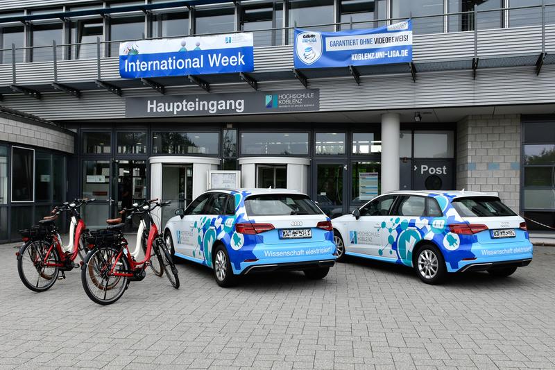 Die neuen E-Autos der Hochschule Koblenz