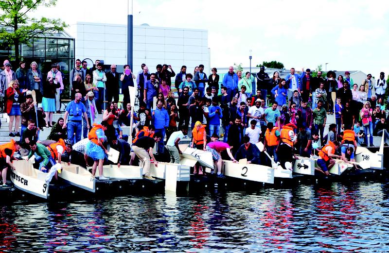 Tag der offenen Tür am Campus Kleve mit Schwanenritter Race