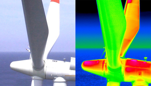 Zu warm oder zu kalt? Thermografische Verfahren können mittels berührungsloser Infrarottechnik Aufschlüsse darüber geben und so Qualitätsmängel an Materialien aufdecken.