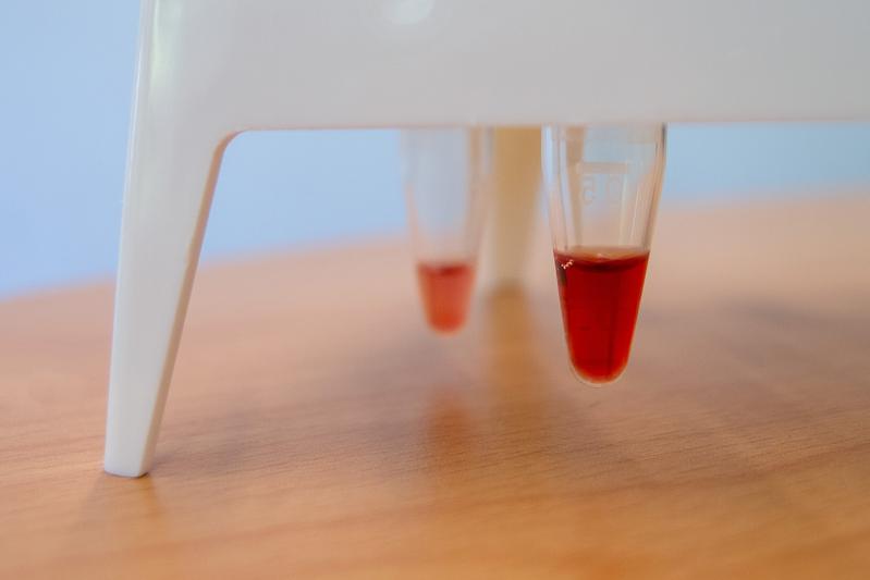 A solution of isolated and purified superoxide oxidase which was used in the laboratory for biochemical experiments