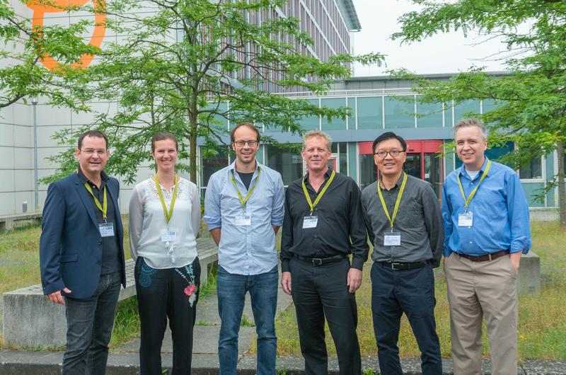 ZPID Director Michael Bosnjak with the keynote speakers of Big Data in Psychology: Katrijn Van Deun, Andreas Brandmaier, Michael Neale, Mike Cheung and Fred Oswald (left to right)