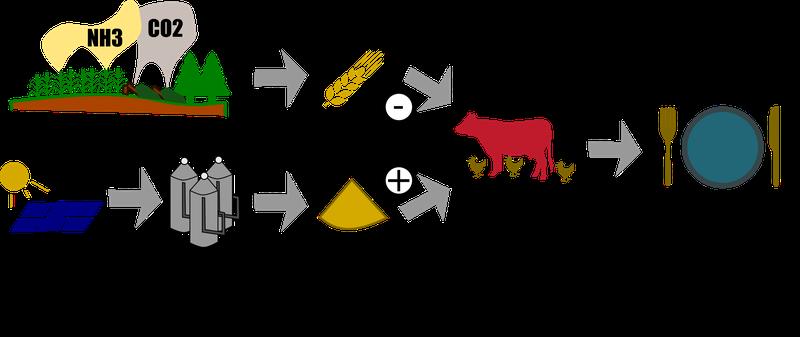 Industriell produzierte Mikroben könnten schon bald herkömmliches Kraftfutter für Kühe, Schweine und Hühner ersetzen, dadurch würden Umweltschäden verringert.