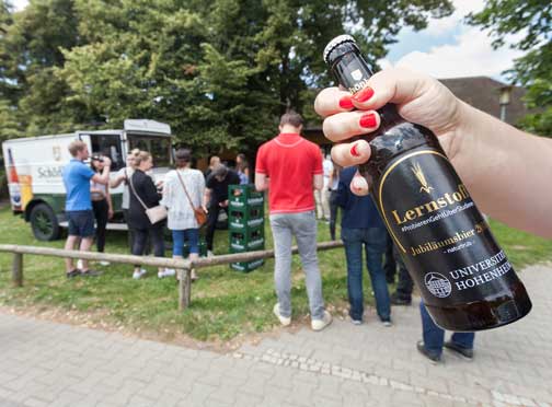 Das Hohenheimer Jubiläumsbier ist da.