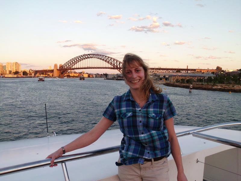Outstanding mathematician and Jacobs alumna: Jessica Fintzen at a break during a conference in Sydney.