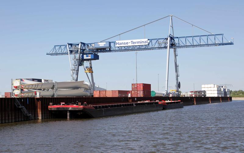 Hanse-Terminal des Hafen Magdeburg.