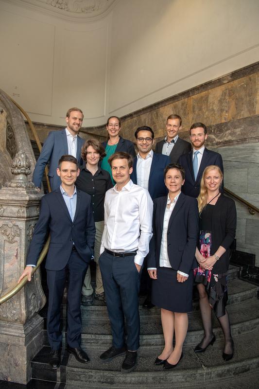 1. Reihe: Lukas Haffert, Astrid Eichhorn, Michael Saliba, Erik Schilling, Martin-Immanuel Bittner. 2. Reihe: Timo Rademacher, Valerie Domcke, Jan Haaker, Fruzsina Molnár-Gábor, Isabelle Staude.