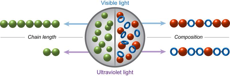 Light controls different wavelengths