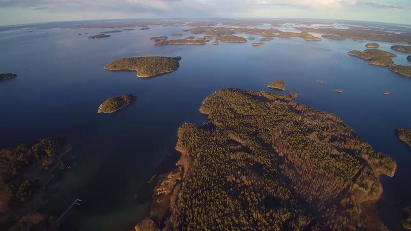 Aerial view of the Archipelago Sea