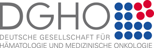 Logo der Deutschen Gesellschaft für Hämatologie und Medizinische Onkologie e. V. 