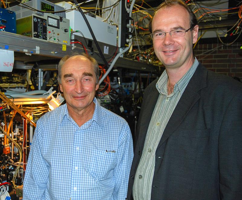 Vitali Efimov (left) and Rudolf Grimm (right)