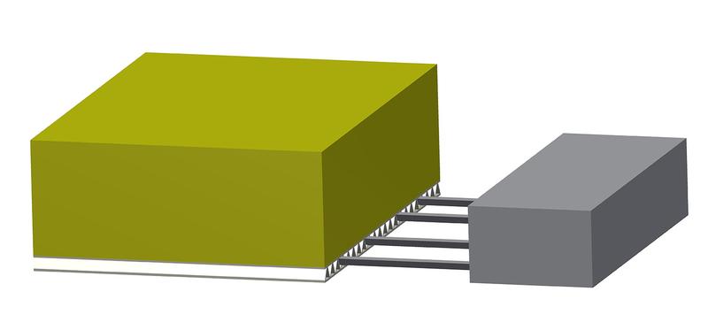 Das neue Regalbediensystem besteht aus einem Greifer und speziellen Waren-Trays, die mit einer Wabenstruktur versehen sind, die exakt zu der Greifeinrichtung passt.
