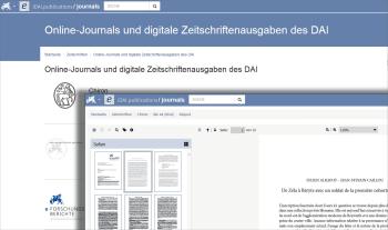 Screenshot iDAI.publications-Plattform