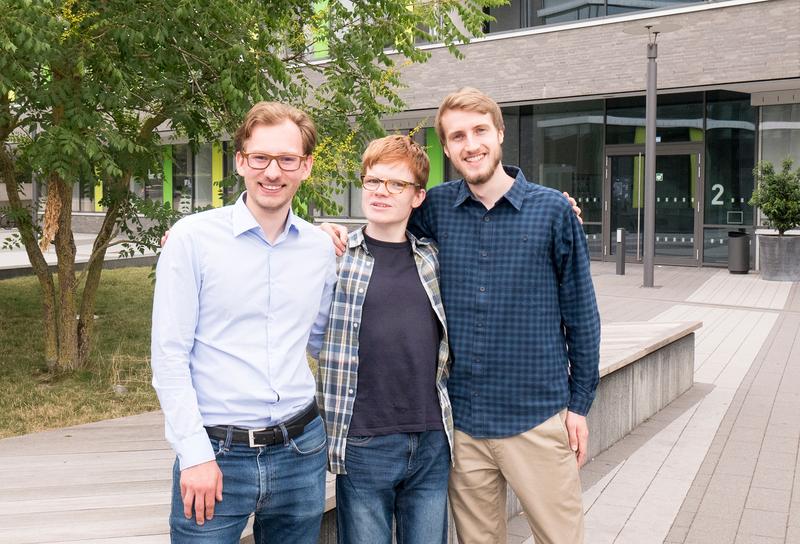 Rafael Regh, Philipp Gröll und Malte Götz (v.l.n.r.) freuen sich auf das Finale