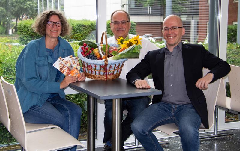 Die Referent_innen der Weiterbildung (v.l.): Prof.in Dr. Christine Meyer, Prof. Dr. Steffen Wittkowske und Prof. Dr. Marco Rieckmann.