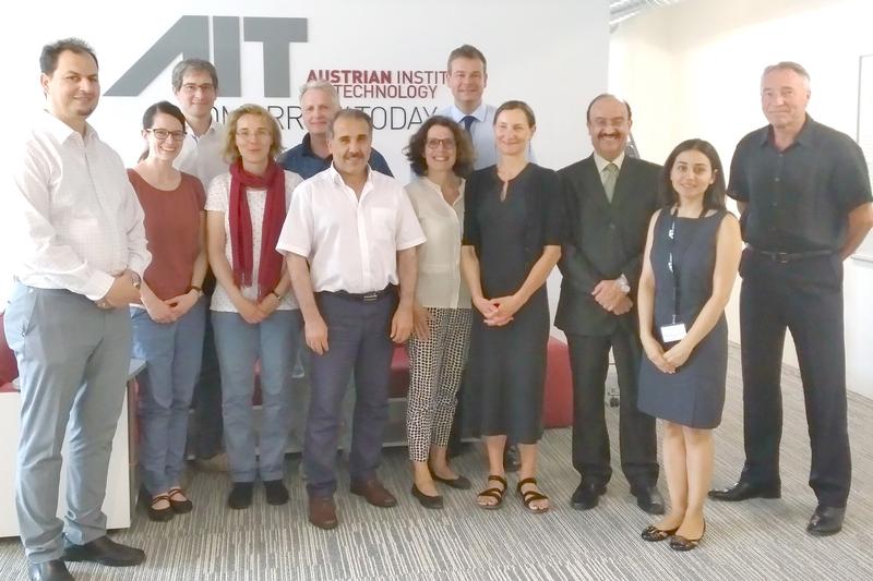 Teilnehmende des Kick-Off-Meetings für das Projekt SUNEX im Austrian Institute of Technology (ATI)