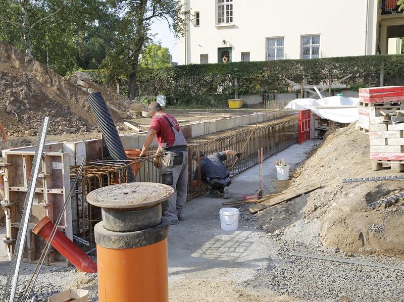 Auf der Baustelle