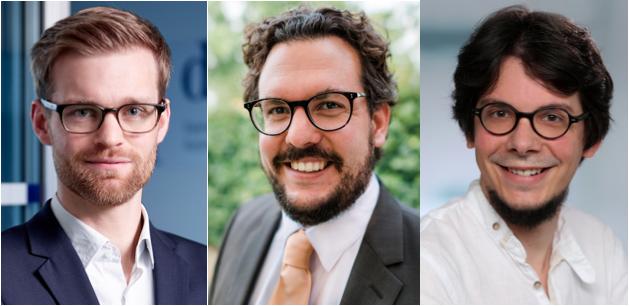 Die neuen GI Junior Fellows Andreas Vogelsang, Simon Nestler und Alexander Steen 