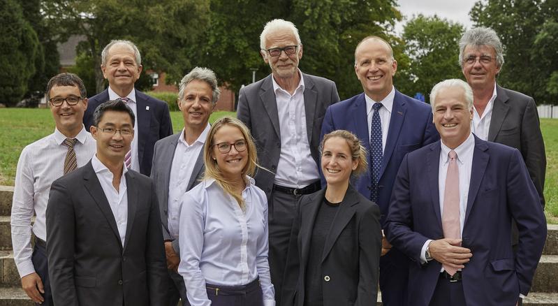 New Board of Governors (f.l.t.r): Sandro Giuliani, Philipp Rösler, Antonio Loprieno, Jörg Dräger, Anne Valtink, E. Jürgen Zöllner, Lavinia Jacobs, Marco Fuchs, Peter Lürßen, Patrick Aebischer