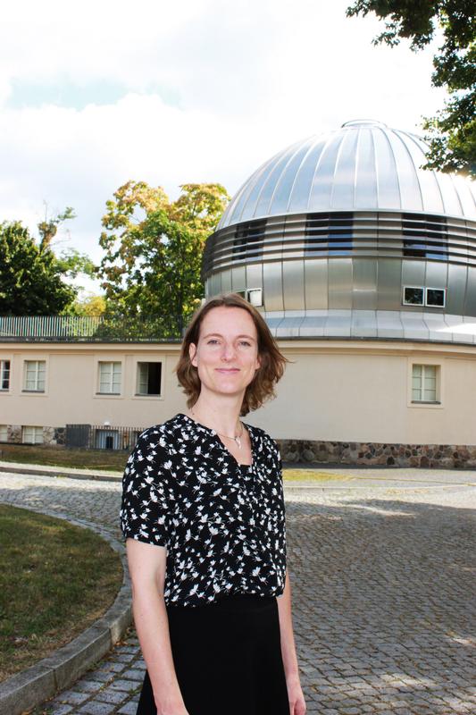 Die Preisträgerin des Ludwig-Biermann-Förderpreises der Astronomischen Gesellschaft, Dr. Else Starkenburg