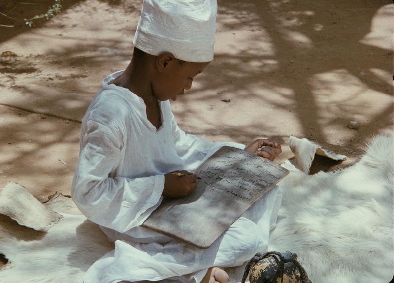 A frame from the 1976 film “Shaihu Umar”, which tells the story of the life of the cleric Shaihu Umar. The film was long thought to be lost. 