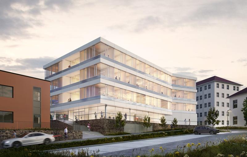 Eine Vision des neuen Laborgebäudes am Leibniz-Institut für Naturstoff-Forschung und Infektionsbiologie in Jena