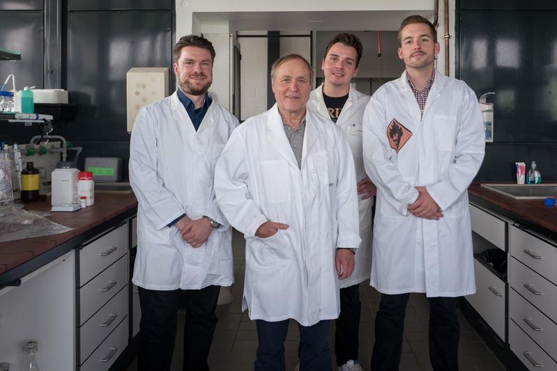 Das Bochumer Team: Fabian Raudzus, Rolf Heumann, Dennis Paliga, Sebastian Neumann (von links)