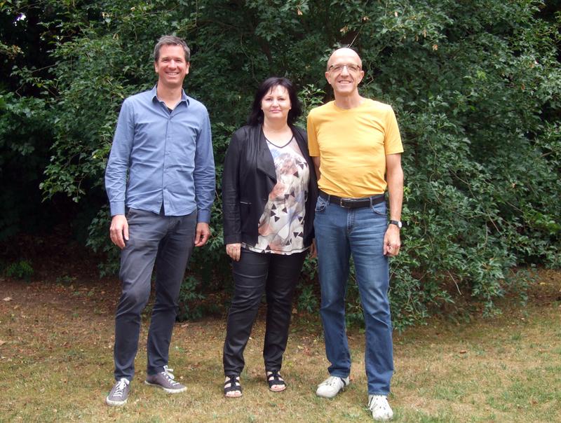 Das HNEE-Team zur Koordination des IFEM-Studienganges v.l.n.r. Christoph Nowicki,  Astrid Schilling und Prof. Dr. Peter Spathelf