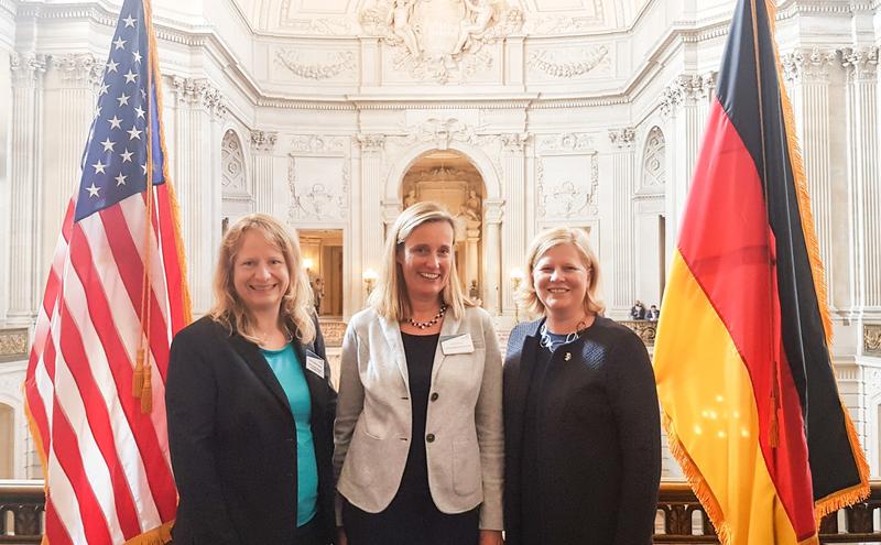 On the road in Silicon Valley, on behalf of CAU (from left to right): Professor Martina Gerken, CAU Vice-President Professor Karin Schwarz, and Dr Anke Rasmus from the Centre for Entrepreneurship