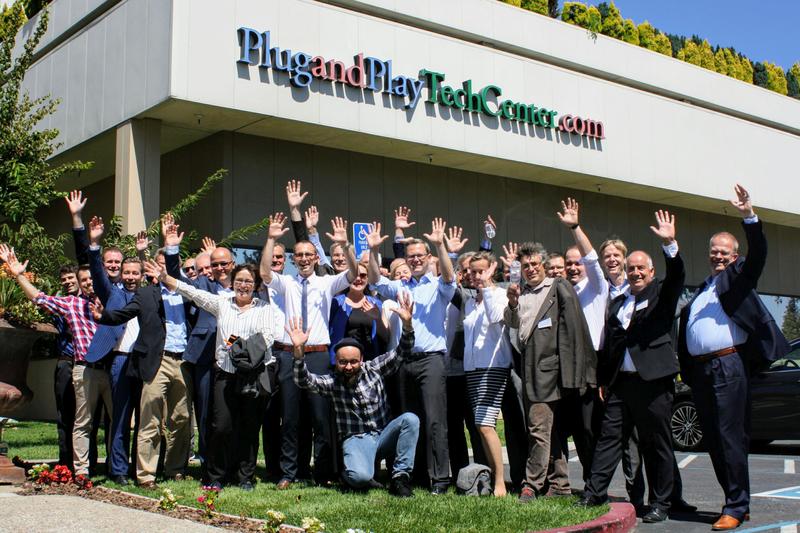 Visiting the "Plug and Play Tech Center" in Sunnyvale.