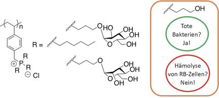 Wasserlösliches phosphorhaltiges Polymer mit hervorragenden bakteriziden Eigenschaften